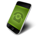  телефон зеленый 